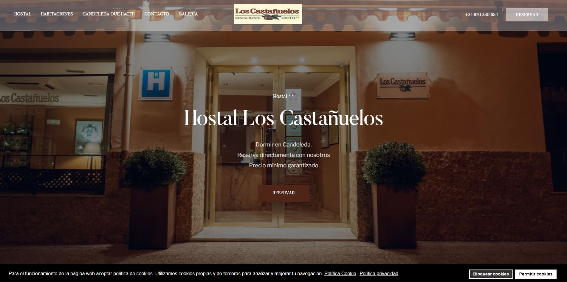 hotel castañuelos inicio